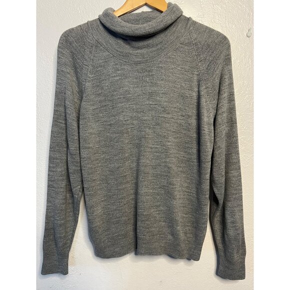 Designers Originals Sweaters - Vintage Designers Originals Womens 38 Medium Gray Turtleneck Sweater USA Acrylic